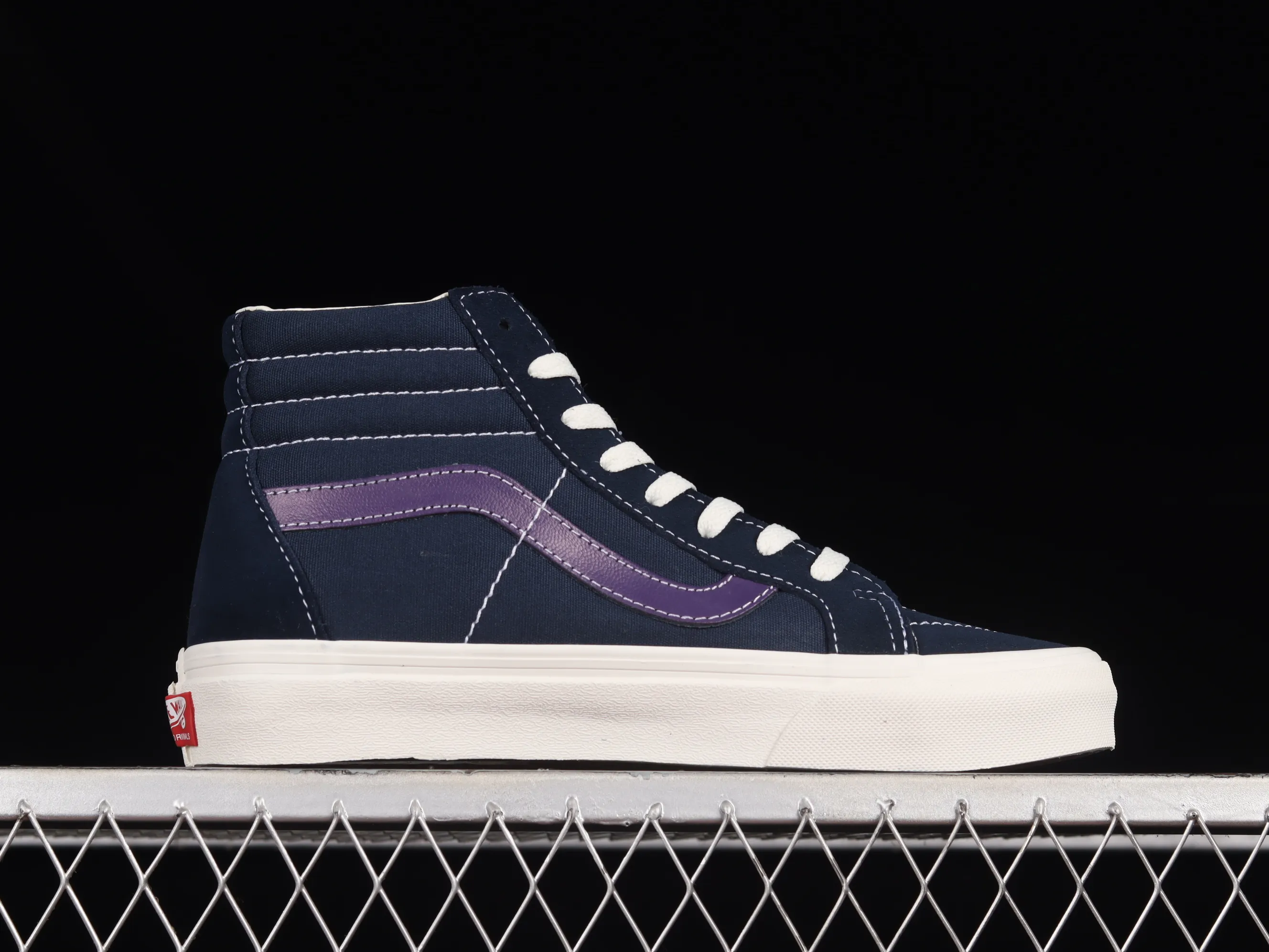 All categories Vans Vans series Vans Hi Vans high-top Vans SK8-Hi Lx Vans official navy blue high-top casual sneakers VN0A4BVB20T